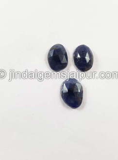 Blue Sapphire Rose Cut Slices
